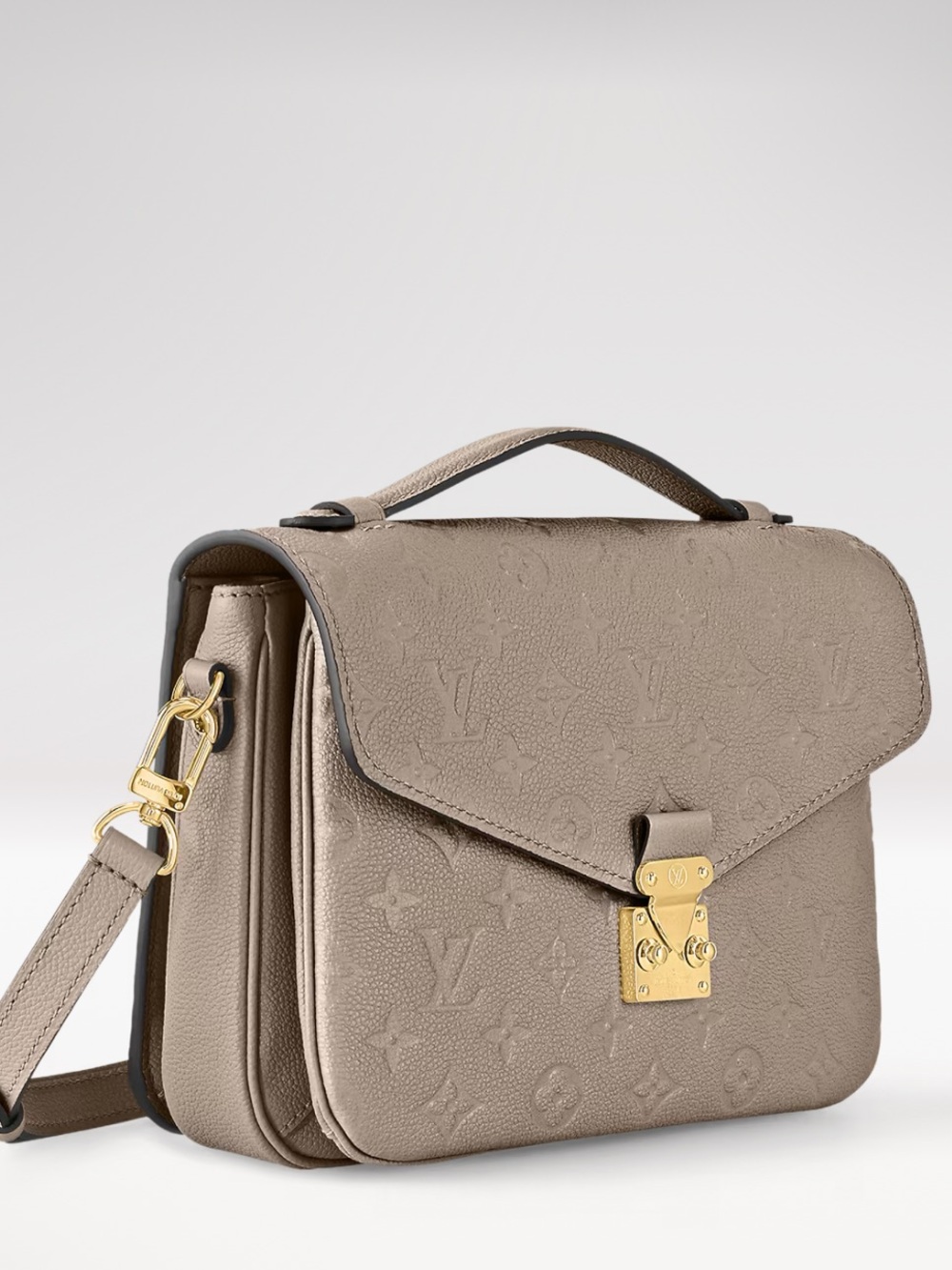 Louis Vuitton Turtledove Monogram Leather Top-Handle Pochette Métis - Picture 3 of 3